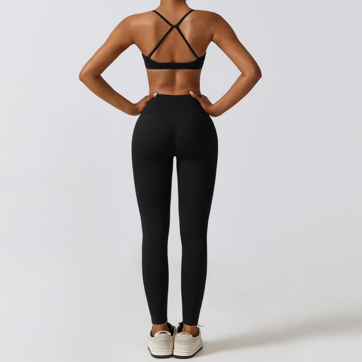 Winter Three-Piece European-Style Slimming Yoga Fitness Set