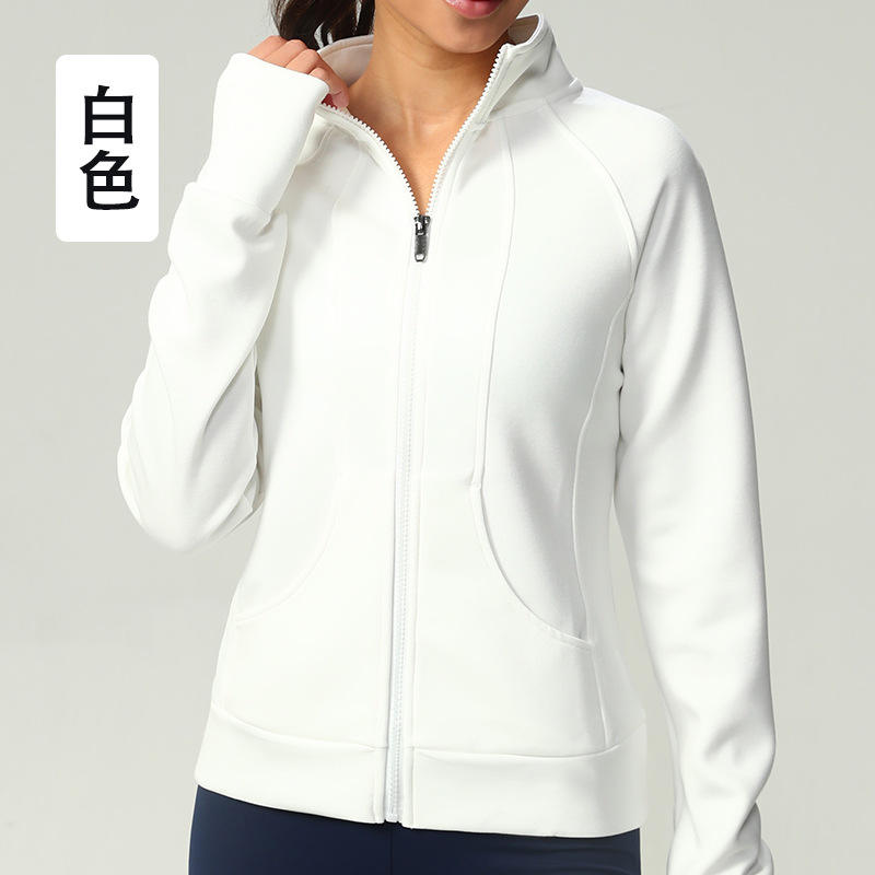 Autumn and Winter Casual Sports Set Yoga Jacket with Loose Fit for Women