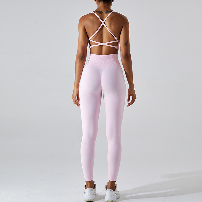 High Waist Racerback Yoga Set 2-Piece Plus Size Activewear