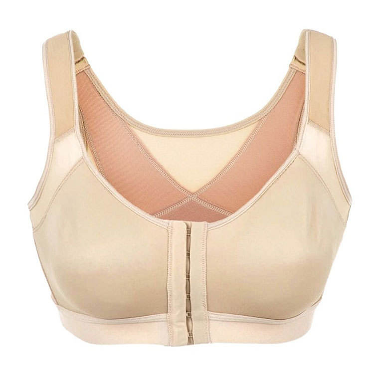 Women's High-Intensity Sports Shock-Proof Running Fitness Bra with Crisscross Straps