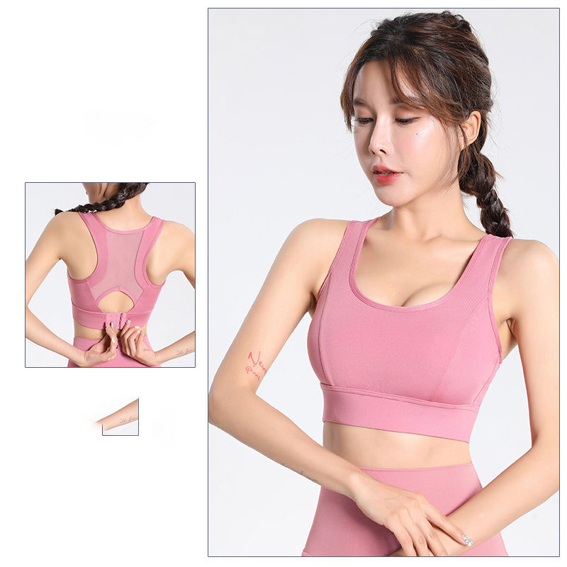 High-Strength Women's Sports Bra for Running & Yoga
