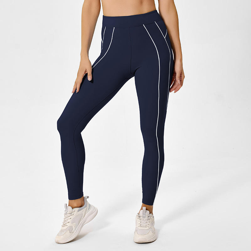 Solid Eco-Friendly High-Waist Yoga Set for Women