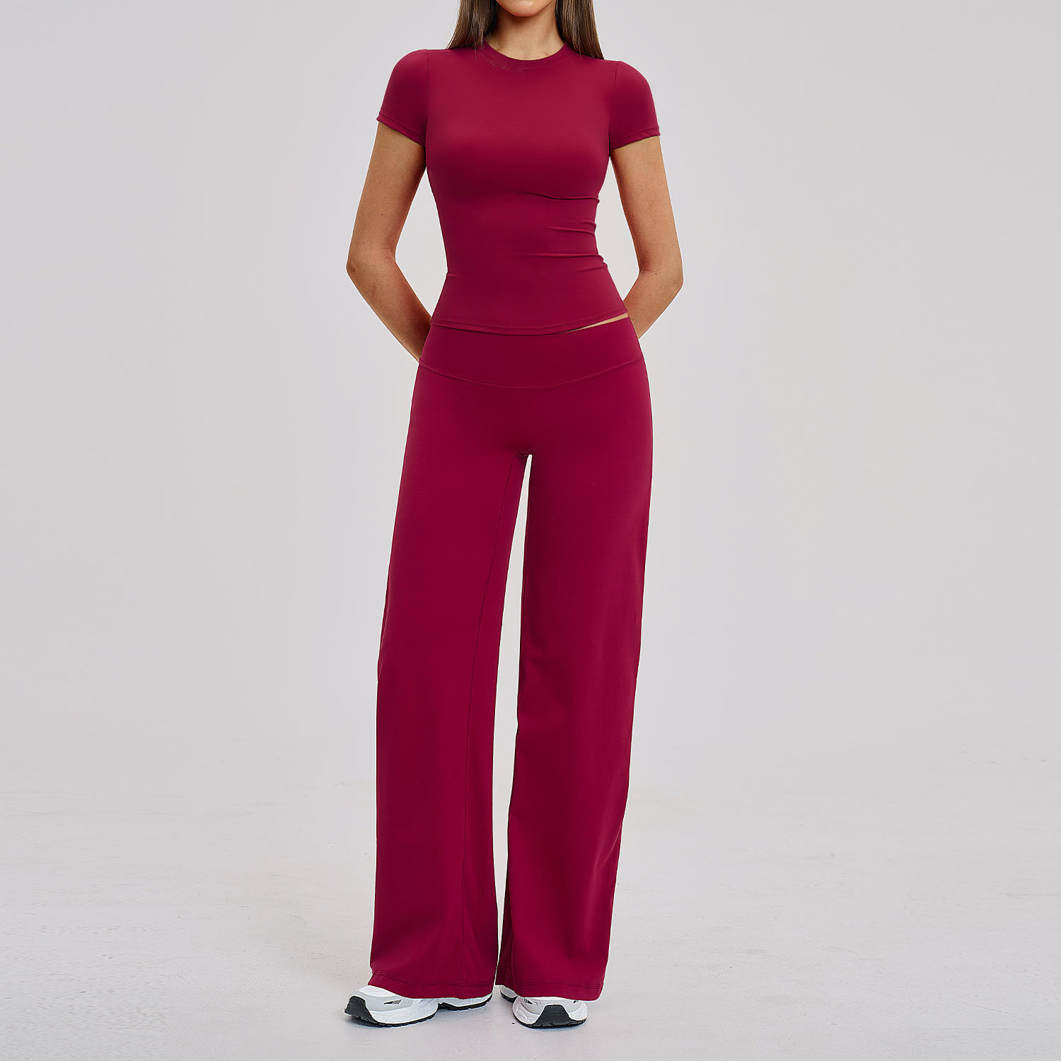 High-Waisted Breathable 2-Piece Yoga Set for Women