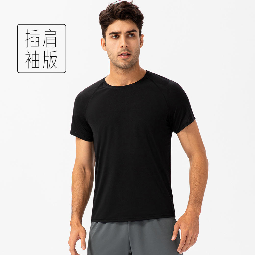 Spring Summer Men's Loose-Fitting Running Quick-Drying T-Shirt