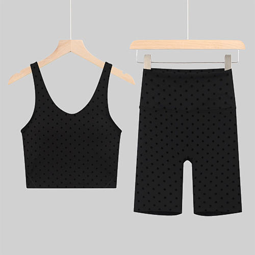 Solid Breathable Yoga Set with Zipper Tight 2-Piece Sports Fitness Outfit