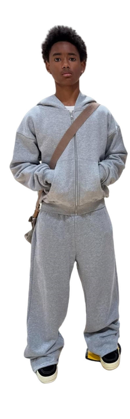 New Winter Streetwear Track Suit for Men - Breathable Fleece Color Blocking