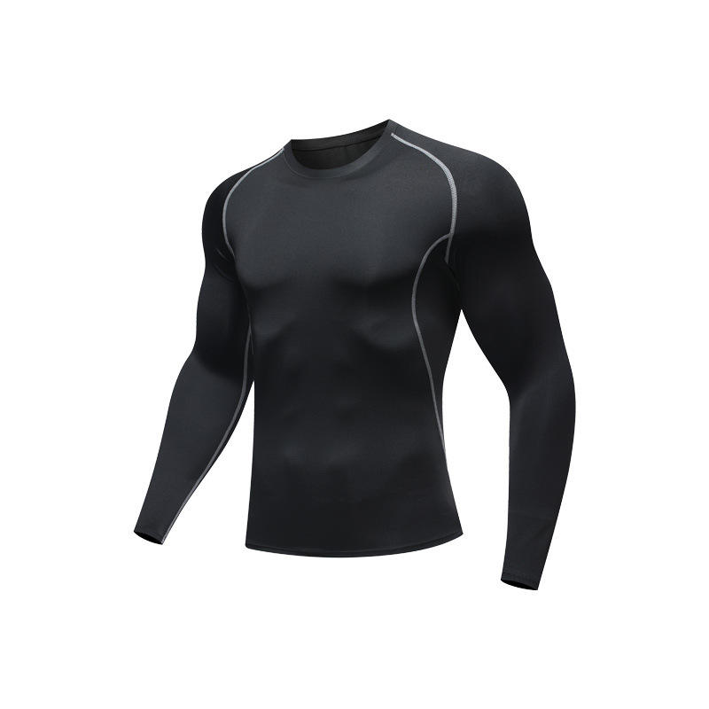 Men's Vintage Polyester Basketball Short Sleeve Tight Sports Clothing