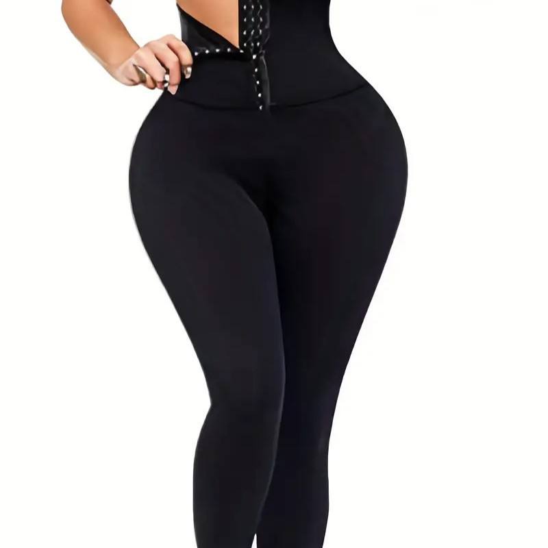Women's Plus-Size High-Waist Fitness Shapewear Yoga Pants