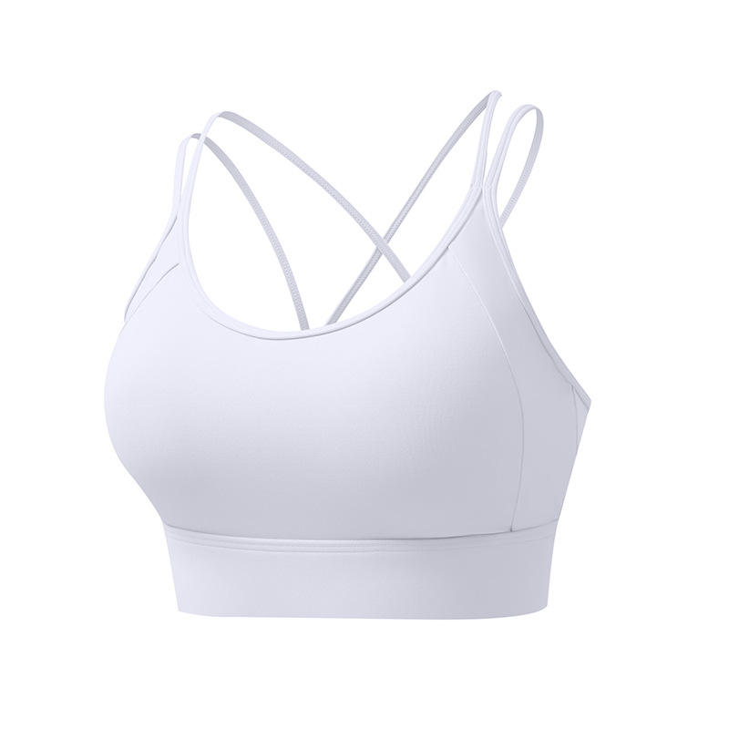 Sports Bra Women Plus Size Adjustable Thin Straps One-Cup Medium Support